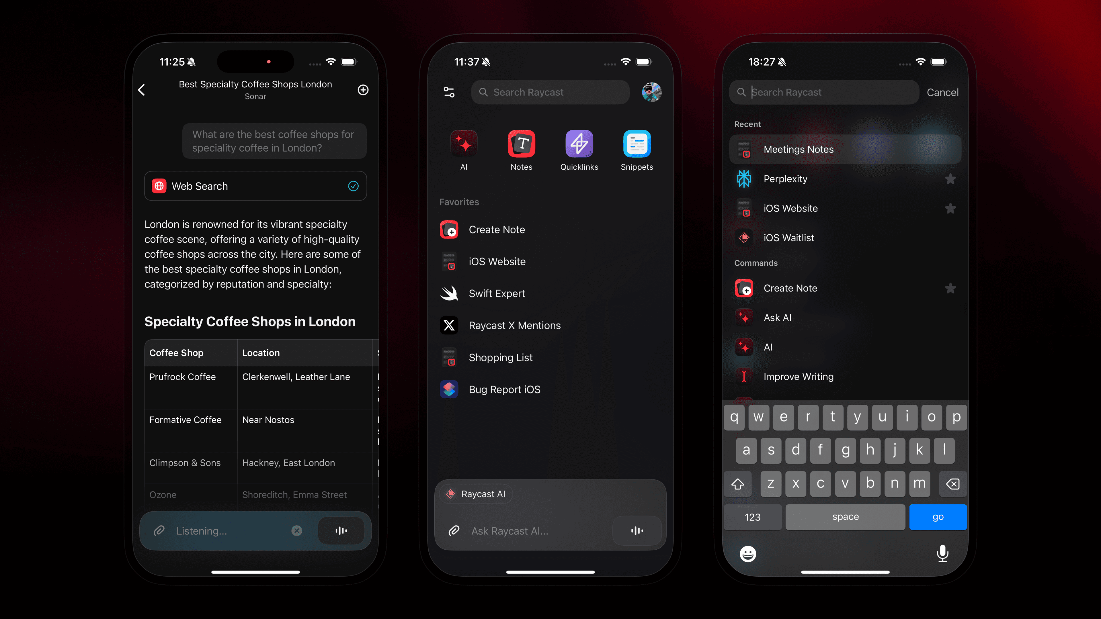 Raycast — Raycast AI, Home, & Search